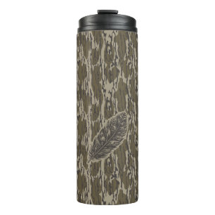Bottomland Camo Turkey Feather Thermosbeker