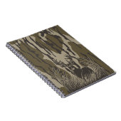 Bottomland camo whitetail hert buck jacht camo notitieboek (Rechterzijde)