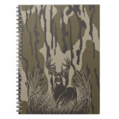 Bottomland camo whitetail hert buck jacht camo notitieboek (Voorkant)