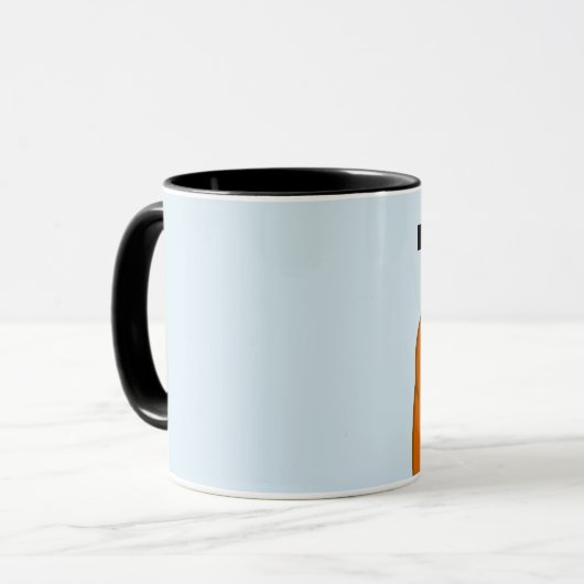 BOTTOMS HAUT BARE BUTT FUNNY CAFÉ MUG (Devant gauche)