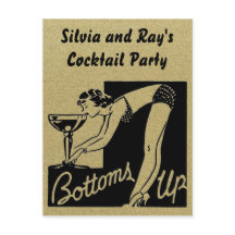 Bottoms up Cocktail Party Personalized