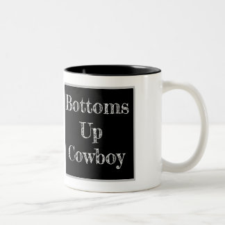 Bottoms Up Cowboy Mok *GEEN LOGO*