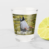 Bottoms Up Dunking Duck Photo Shot Glas (Voorkant)