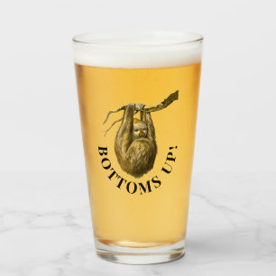 'Bottoms Up'-sleuf Glas