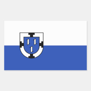 Bottrop stadswapen vlag Duitsland symbool teken wa Rechthoekige Sticker