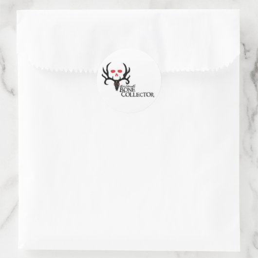 botverzamelaar ronde sticker (Tas)