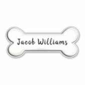 botvorm van de hond sticker (Voorkant)