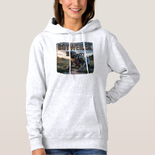 Botweiler Fotografisch – Robot Rottweiler Grappig Hoodie