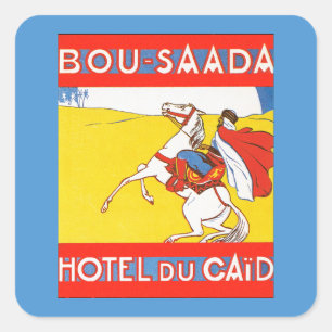Bou-Saada Hotel Du Caid Vierkante Sticker