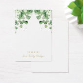 Bouche Aquarelle Verdure Bijoux Display Cartes (Bureau)