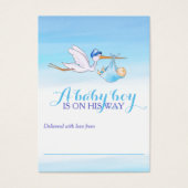 Bouche avec carte d'affichage de douche bleu bébé  (Devant)