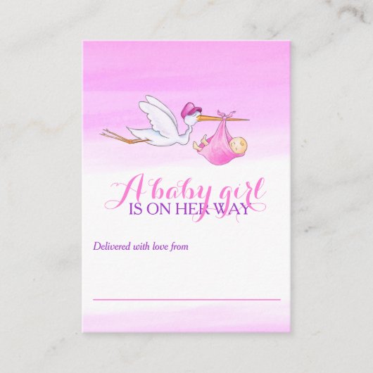 Bouche avec carte d'affichage de douche rose pour  (Devant)