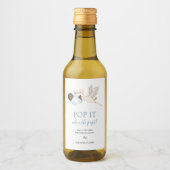 Bouche bleue Pop it quand elle Pop Étiquette de vi (Devant)