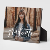 Bouche exquise ÉDITABLE Plaque de graduation COULE (Côté)