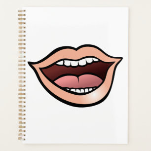 Bouche Ouverte Lèvres Dents Langue