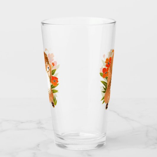 Bouche rouge MINGSIE 16 oz design en verre avant e (Gauche)