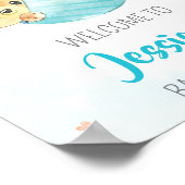 Bouche signe de fête d'accueil Poster de la fête d (Coin)