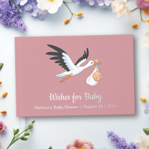 Bouche sur Baby shower rose