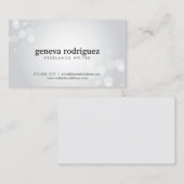 BOUCHÉE EN ARGENT N° 1 Carte de visite (Devant / Derrière)