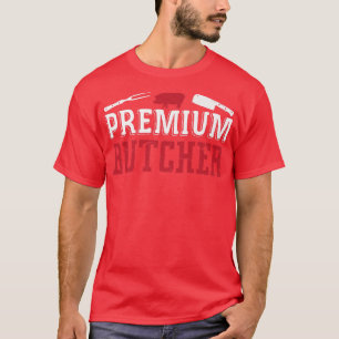 Boucher Cuisine Abattage BBQ Boucherie T-shirt