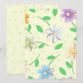 Bouches colorées, invitation (Devant / Derrière)