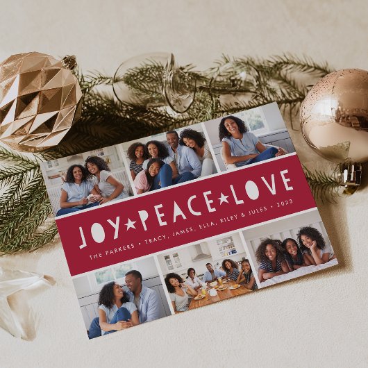 Bouches lumineuses | Carte de collage photo de vac