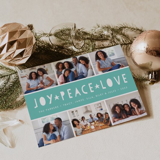 Bouches lumineuses | Carte de collage photo de vac