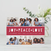 Bouches lumineuses | Carte de collage photo de vac (Debout devant)