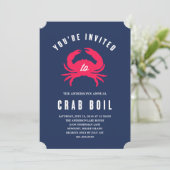 Bouchon de crabe | Invitation de fête d'été (Debout devant)