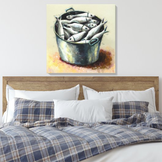 Bouchon De Poisson - Impression D'Art En Toile Env (Insitu(Chambre))