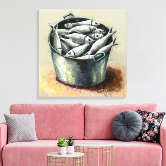 Bouchon De Poisson - Impression D'Art En Toile Env (Insitu(Salon))