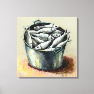 Bouchon De Poisson - Impression D'Art En Toile Env