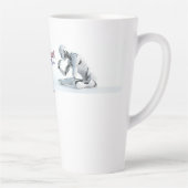 Bouchons et tasses de café en latte (Droite)