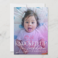 Bouclé dans le Faire-part de naissance COVID