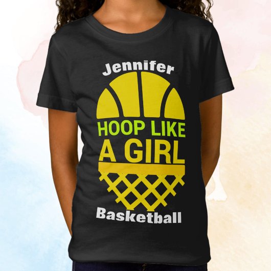 Boucle De Basket Filles Comme Une T-Shirt Fille