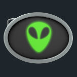 Boucle de ceinture Alien vert brillant<br><div class="desc">Alien vert brillant (Pas de lumière dans l'obscurité).</div>