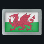 Boucle de ceinture avec le drapeau du Pays de<br><div class="desc">Boucle de ceinture élégante avec le drapeau du Pays de Galles. Ce produit son personnalisable.</div>