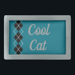 Boucle de ceinture de chat cool<br><div class="desc">Le design est d'art original.</div>