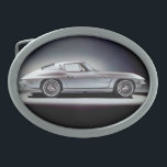 Boucle De Ceinture Ovale 1963 Corvette Sting Ray Belt Buckle<br><div class="desc">Vintage 1963 Corvette Sting Ray Belt Buckle</div>