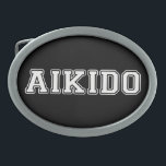 Boucle De Ceinture Ovale Aikido<br><div class="desc">Aikido</div>