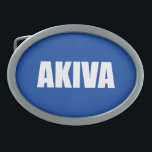 Boucle De Ceinture Ovale Akiva<br><div class="desc">Technologies isolées d'île de ©.</div>