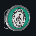 Boucle De Ceinture Ovale Amérindiens Rouges Noirs Haida Orca Tueur Whale<br><div class="desc">Décorez votre jean avec cette boucle de ceinture avec une belle baleine Haida Killer sur un arrière - plan vert. De Colombie-Britannique, Canada. Vous ne pouvez pas vous tromper avec l'art Haida de la côte Nord-Ouest, il est populaire depuis des décennies. Ces modèles des Premières nations sont idéaux pour les...</div>