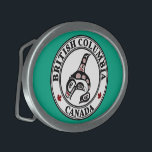 Boucle De Ceinture Ovale Amérindiens Rouges Noirs Haida Orca Tueur Whale<br><div class="desc">Décorez votre jean avec cette boucle de ceinture avec une belle baleine Haida Killer sur un arrière - plan vert. De Colombie-Britannique, Canada. Vous ne pouvez pas vous tromper avec l'art Haida de la côte Nord-Ouest, il est populaire depuis des décennies. Ces modèles des Premières nations sont idéaux pour les...</div>