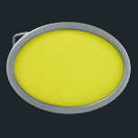 Boucle De Ceinture Ovale Aureolin (couleur solide)<br><div class="desc">Aureolin (couleur solide)</div>