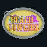 Boucle De Ceinture Ovale Beach Cowgirl<br><div class="desc">Beach Cowgirl</div>