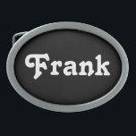 Boucle De Ceinture Ovale Belt Buckle Frank<br><div class="desc">Belt Buckle Frank</div>