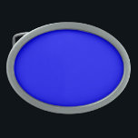 Boucle De Ceinture Ovale Bleu (couleur solide)<br><div class="desc">Bleu (couleur solide)</div>