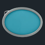 Boucle De Ceinture Ovale Bleu (Munsell) (couleur solide)<br><div class="desc">Bleu (Munsell) (couleur solide)</div>