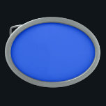 Boucle De Ceinture Ovale Bleu (RYB) (couleur solide)<br><div class="desc">Bleu (RYB) (couleur solide)</div>
