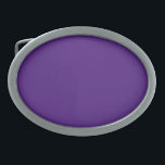 Boucle De Ceinture Ovale Bleu-violet (roue de couleur) (couleur solide)<br><div class="desc">Bleu-violet (roue de couleur) (couleur solide)</div>